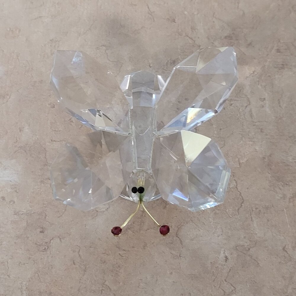 Crystal Butterfly on Oval Base